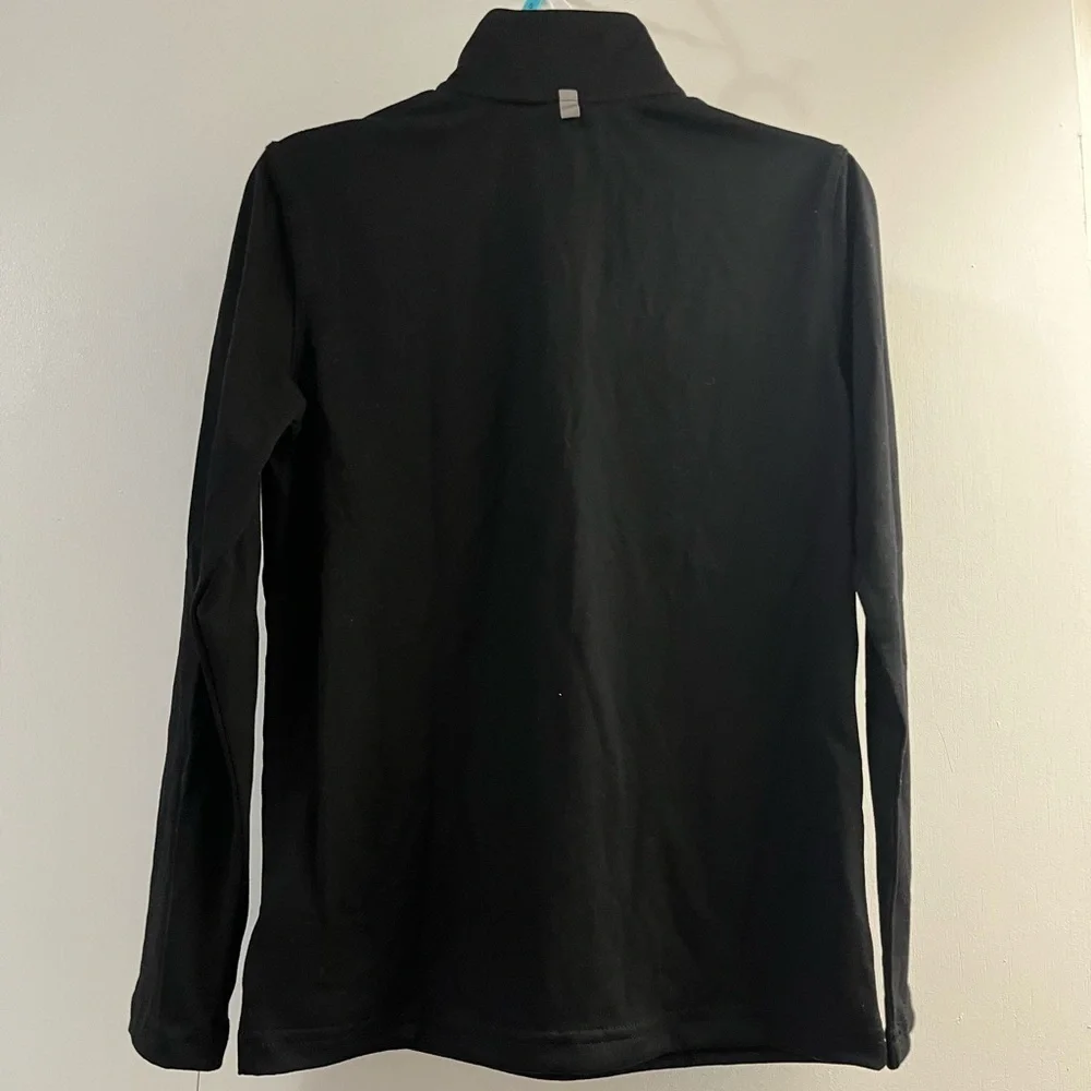 NWT Boys Black Polo Sport Half Zip size S(8)